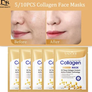 Anti-wrinkle Collagen Moisturizing Face Mask 5/10pcs