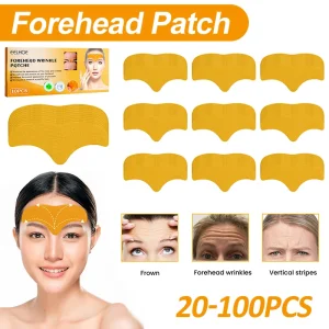 100-10pcs Collagen Forehead Wrinkle Patch Face Mask
