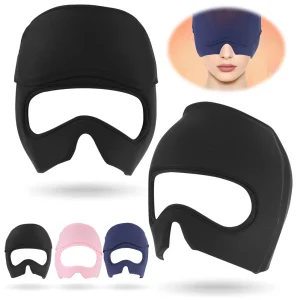 Migraine Relief Hat with Removable Eye Mask
